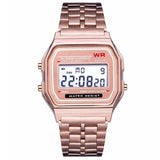 Men's Watch Vintage Watch Electronic Digital Display Retro Style Watch Gold Silver Watches Relojes Para Hombres Black Rose Gold