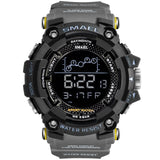SMAEL Mens Watch Military Waterproof Sport Wrist Watch Digital Stopwatches For Men 1802 Military Watches Male Relogio Masculino