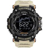 SMAEL Mens Watch Military Waterproof Sport Wrist Watch Digital Stopwatches For Men 1802 Military Watches Male Relogio Masculino