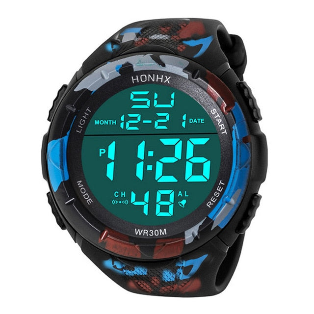 Luxury Sports Watch Men Analog Digital Military Silicone Army Sport LED Horloges Wrist Watches Men Relogio Masculino For Gifts