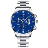 Luxury Men Gold Watch Business Relogio Masculino Stainless Steel Band Quartz Watches Male Man Fashion Date Wristwatch