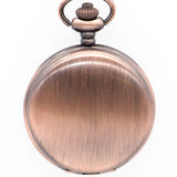 Unique Smooth Steampunk Pocket Watch Men With Fob Nacklace Chain Fashion Quartz Watches Mens Womens Gift reloj de bolsillo