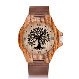 Imitation Wood Watch Men Women Quartz Imitate Wooden Watch Ostrich Deer Man Wristwatch Soft Leather Band Male Wrist Clock Reloj