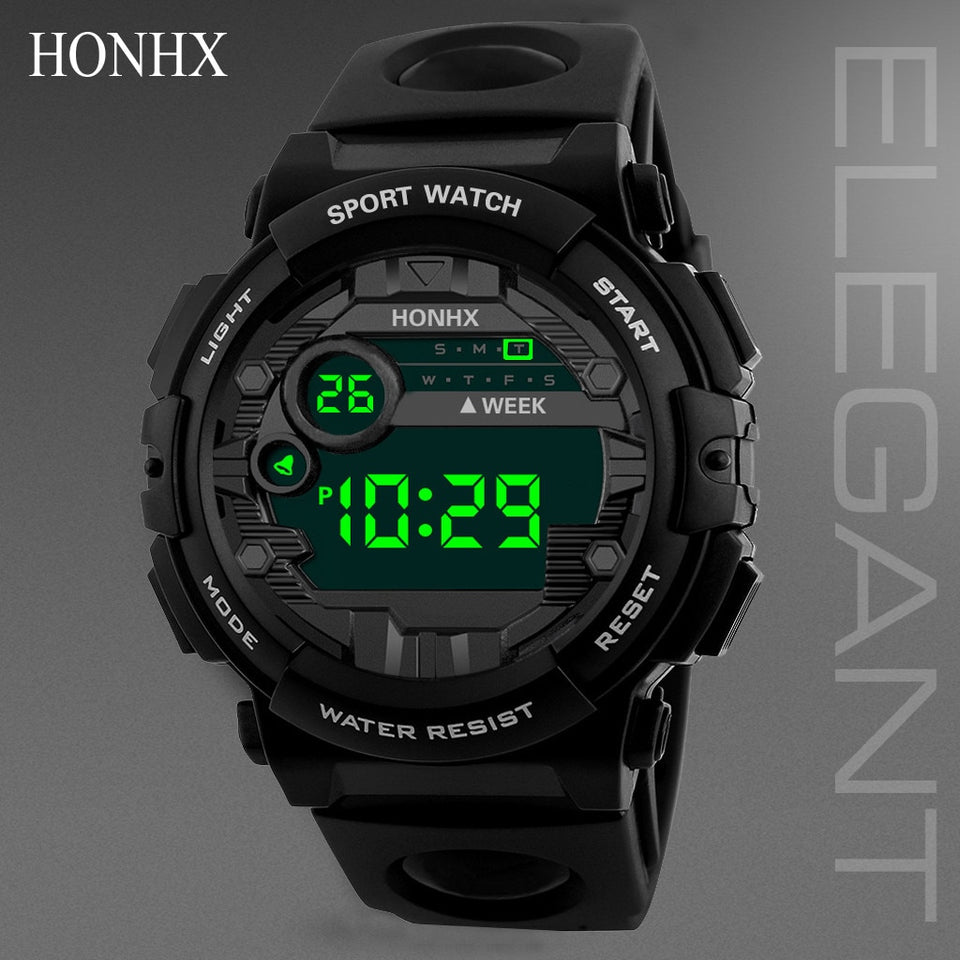 HONHX Men's Watch Water Proof Watches Luxury Date Digital LED Watch Reloj Deportivo Hombre Relogio Digital Electronic News
