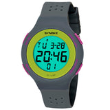 SYNOKE Ultrathin Unisex Electronic LED Digital Sports Waterproof Women Men Watch Mens Dive 50m Military Sports Watches reloj