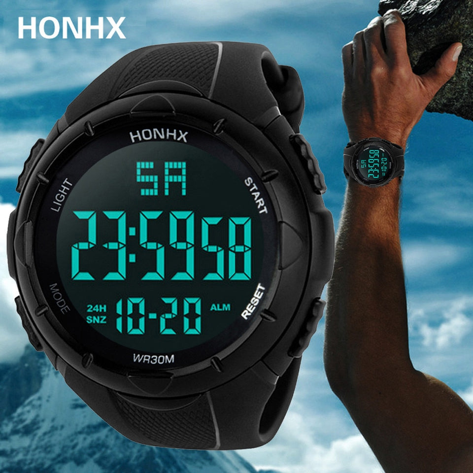 Luxury Men Analog Digital Military Sport LED Waterproof Wrist Watch sport watch Electronic Watch digital Watch gifts Men's wrist