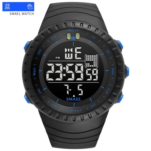 Fashion Brand Men Watch Waterproof Sport Watch Outdoor Silicone Strap Led Digital Watch Men Clock Erkek Kol Saati Hodinky