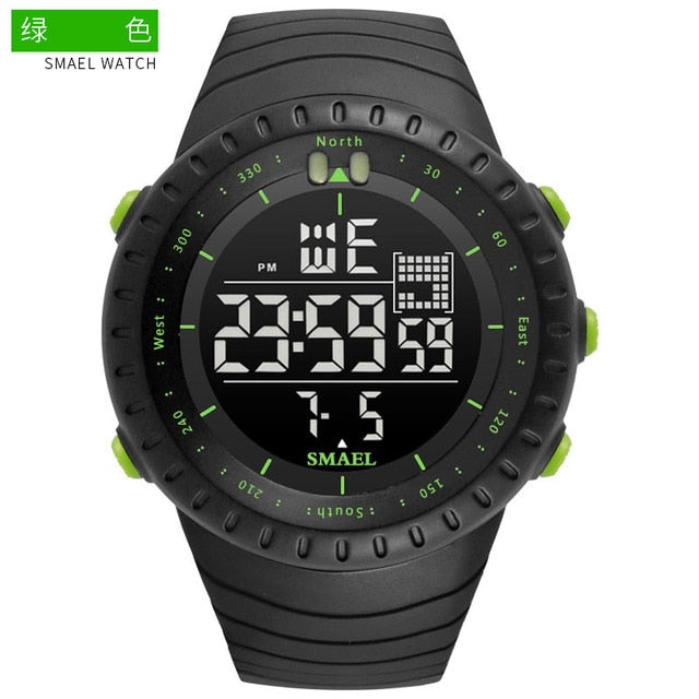 Fashion Brand Men Watch Waterproof Sport Watch Outdoor Silicone Strap Led Digital Watch Men Clock Erkek Kol Saati Hodinky