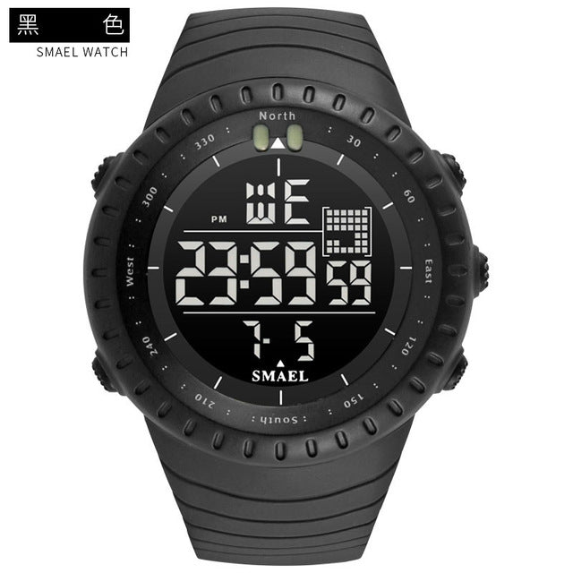 Fashion Brand Men Watch Waterproof Sport Watch Outdoor Silicone Strap Led Digital Watch Men Clock Erkek Kol Saati Hodinky