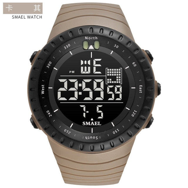 Fashion Brand Men Watch Waterproof Sport Watch Outdoor Silicone Strap Led Digital Watch Men Clock Erkek Kol Saati Hodinky