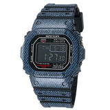 Sanda Sports Led Electronic Digital Watch Waterproof Hand Expression Watch