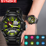 SYNOKE double display watch men outdoor sports watch Reloj de deportes al aire libre Mesa de esportes ao ar livre men clock *A