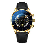 New Trendy Men's Watch Leather Quartz Personality Creative Luxury Calendar Wrist Watch Male Simple Business Clock reloj hombre