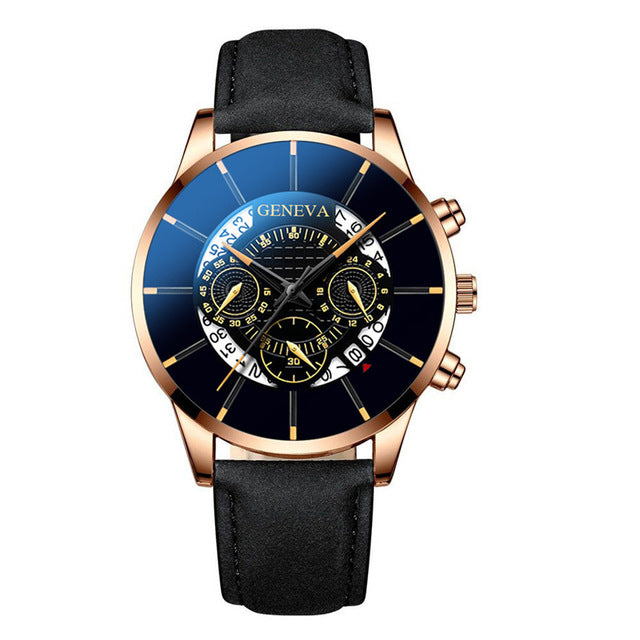 New Trendy Men's Watch Leather Quartz Personality Creative Luxury Calendar Wrist Watch Male Simple Business Clock reloj hombre