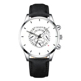 New Trendy Men's Watch Leather Quartz Personality Creative Luxury Calendar Wrist Watch Male Simple Business Clock reloj hombre