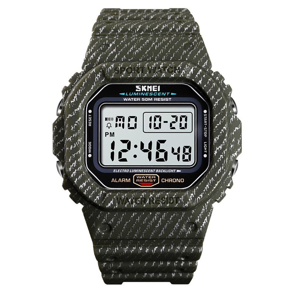 SKMEI 1471 Fashion Waterproof Sports Watch Men Camouflage Luminous Chronograph Electronic Digital Wrist Watch Мужские часы