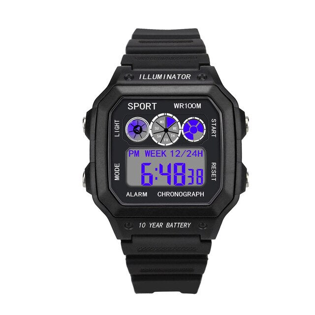 Top Brand Mens Sports Watches Digital LED Military Watch Men Fashion Casual Electronics Watches Luxury Clock Drop Shipping