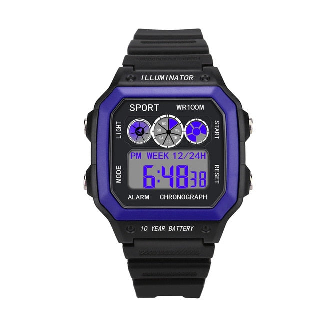 Top Brand Mens Sports Watches Digital LED Military Watch Men Fashion Casual Electronics Watches Luxury Clock Drop Shipping