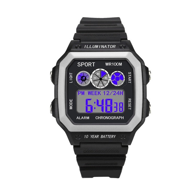 Top Brand Mens Sports Watches Digital LED Military Watch Men Fashion Casual Electronics Watches Luxury Clock Drop Shipping