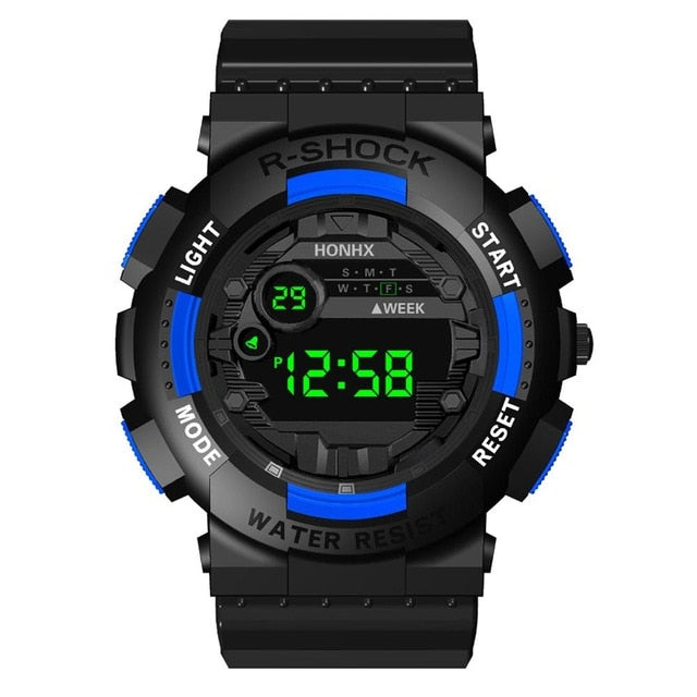 HONHX Luxury Mens Digital LED Watch Date Sport Men Outdoor Electronic Watch Digital Watch Men Water Resistant #4S26