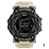 2019 Smael Single Display Multi-function Electronic Sports Waterproof Student Table Calendar Week Night Light Watch Men Watches