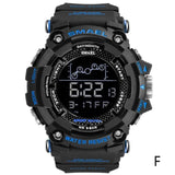 2019 Smael Single Display Multi-function Electronic Sports Waterproof Student Table Calendar Week Night Light Watch Men Watches