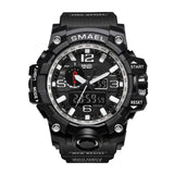 Waterproof Men LED Wristwatch Outdoor Sports Wristwatch Climbing Running Chronograph Alarm Clock 1545 Military Watch