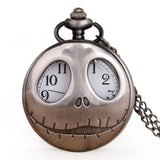 Doctor Who Theme Eye Pattern Hunter Quartz Pocket Watch Vintage Necklace Chain Retro Fob Watch Men Pendant Women Clock Best Gift