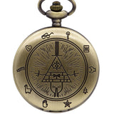 Doctor Who Theme Eye Pattern Hunter Quartz Pocket Watch Vintage Necklace Chain Retro Fob Watch Men Pendant Women Clock Best Gift