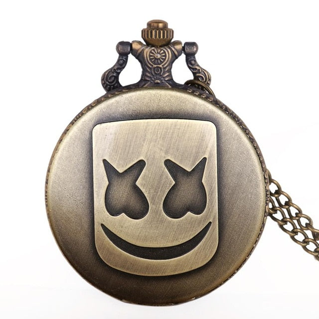 Doctor Who Theme Eye Pattern Hunter Quartz Pocket Watch Vintage Necklace Chain Retro Fob Watch Men Pendant Women Clock Best Gift