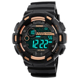 SKMEI 1243 Fashion Sports Digital Watch Men Round Dial Waterproof Electronic Wrist Watch montre homme Мужские часы