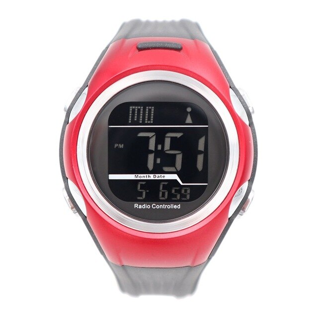 Waterproof Digital Watch Fashion outdoor sports waterproof watch German frequency DCF radio wave watch outdoor multi-function