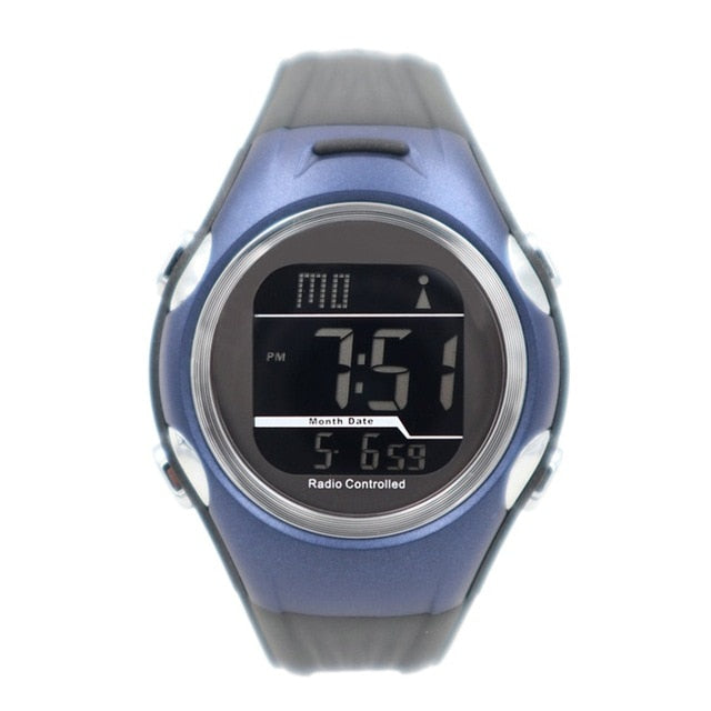 Waterproof Digital Watch Fashion outdoor sports waterproof watch German frequency DCF radio wave watch outdoor multi-function
