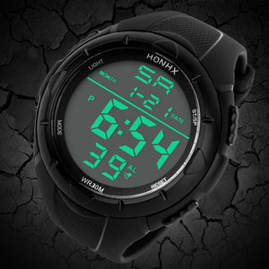 HONHX Fashion Electronic Watches Men's LED Digital Alarm Sport Watch Silicone Military Army Quartz Wristwatch relogio masculino