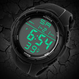 HONHX Fashion Electronic Watches Men's LED Digital Alarm Sport Watch Silicone Military Army Quartz Wristwatch relogio masculino