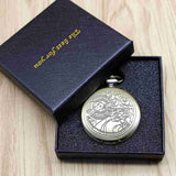 Retro Gold Fashion Hollow Gear Steampunk Quartz Pocket Watch Stainless Steel Pendant For Men Women