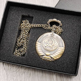 Retro Gold Fashion Hollow Gear Steampunk Quartz Pocket Watch Stainless Steel Pendant For Men Women
