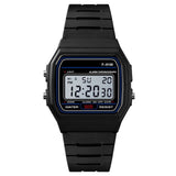 Unisex Silicone Waterproof Electronic Fashion Watch  Casual Sports Digital Watch Square LED Watch