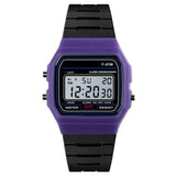 Unisex Silicone Waterproof Electronic Fashion Watch  Casual Sports Digital Watch Square LED Watch