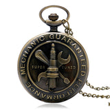 Vintage Super Tuned Design Pocket Watch Men Pendant Watches with Necklace Chain Women Clock P986