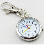 Hot Popular Women's Cute Nurse Fob Brooch Pocket Watch Bronze Quartz vintage pocket watch Movement Keychain Keyring Watch