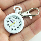 Hot Popular Women's Cute Nurse Fob Brooch Pocket Watch Bronze Quartz vintage pocket watch Movement Keychain Keyring Watch
