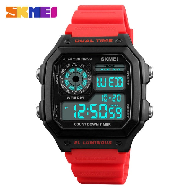 SKMEI Sports Watch Men Top Brand Luxury Famous LED Digital Watches Male Clocks Men's Watch Relojes Deportivos Herren Uhren