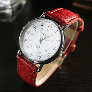 YAZOLE Top Brand Men's Watch Men Watch Fashion Casual Watches Leather Wrist Watch Clock Saat Relogio Masculino Erkek Kol Saati