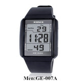 Hot!!! Men Sports Watches Waterproof 100m Outdoor Fun Multifunction Digital Watch Swimming Running LED Wristwatch Montre Homme