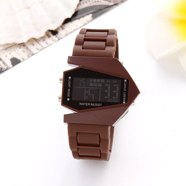 Luxury Digital Alarm Stopwatch Back Light LED Watch Women Men Children Sports Wrist Watch Clock relogio feminino masculino saat