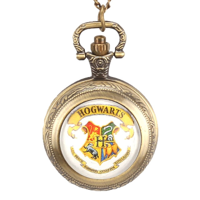 Retro Clock Necklace Pocket Watch Vintage Snitch Gold Ball Silver Bronze Fob Chain Watch Men Women relogio de bolso