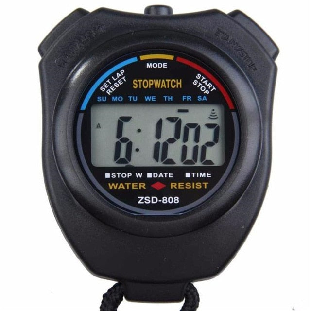 Multi-Function Digital Professional Handheld LCD Chronograph Sports Stopwatch Timer Stop Watch With compass design  #4M10