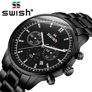 SWISH 2019 Watch Men Fashion Sport Men's Quartz Watch Clock Mens Watches Top Brand Luxury Business Waterproof Watch