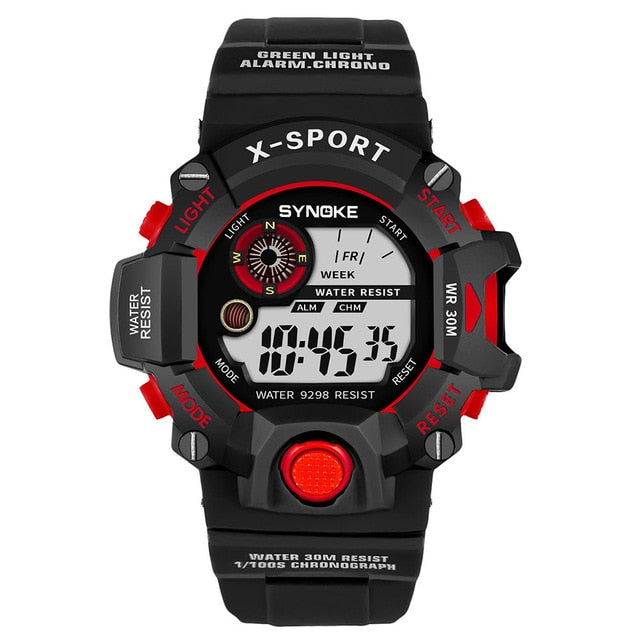 SYNOKE G Style Men Sports Watches Chronograph Military Digital Wristwatches Shock Resistant Montre Homme Erkek Saat N50